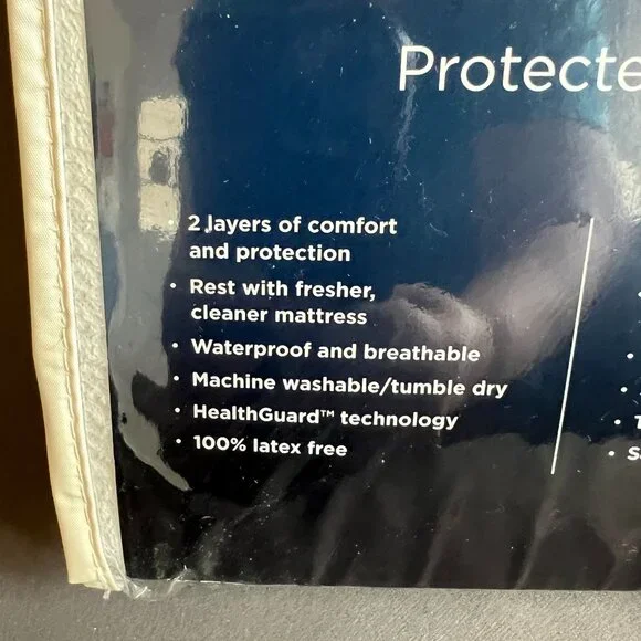 Guardsman ComfortMark II Mattress Protector Full Size Waterproof Breathable 100 - Picture 2 of 3